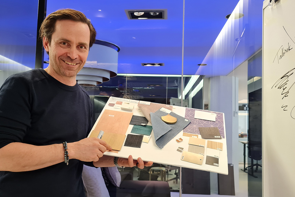 MyStarin sisustussuunnittelija dSign Vertti Kivi työssään